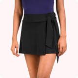 Swim Skort With Tie Up Solid