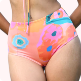 Printed Swim Highwaist Bikini Bottom