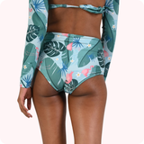 Printed Swim Highwaist Bikini Bottom