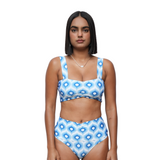 Swim bikini set with cover up