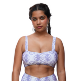 Bikini Crop Top With Gathers