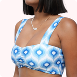 Bikini Crop Top With Gathers