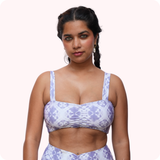 Bikini Crop Top With Gathers