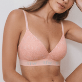 Powderpuff Lace Wireless Bra