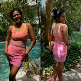 Mesh cover up body-con dress
