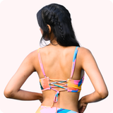 Bikini Top With Crochet Lace Trim