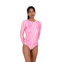 Full Sleeve Swim Monokini With Back Tie